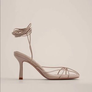 NA-KD Tie Up Strappy Heel 38/7.5 never worn